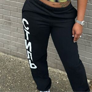 Heron Preston Black Sweat Pants UNISEX